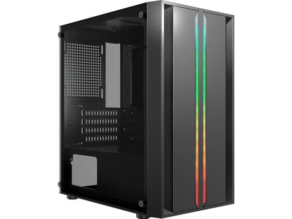 Crono CRONO väska PCC-200-3 Midi Tower, utan nätaggregat, svart