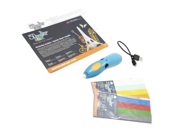 3Doodler Start Plus, Kompostoitava muovi, 0,77 mm, Fused Filament Fabrication (FFF), 2,5 mm, 65 °C, 0,5 min