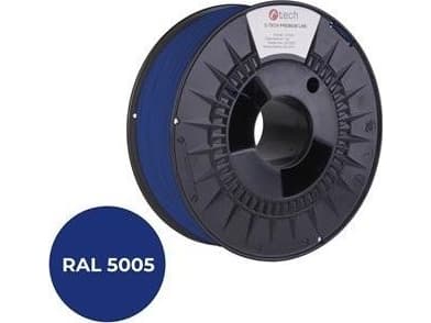 3D-skrivare C-Tech C-TECH Skrivtråd (filament) PREMIUM LINE, PLA, signalblå, RAL5005, 1,75mm, 1kg