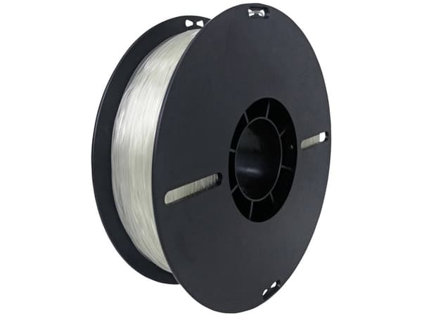 Renkforce RF-5771504 Filament TPU antibakteriel, Fleksibel, semifleksibel 1.75 mm 1 kg Transparent 1 stk