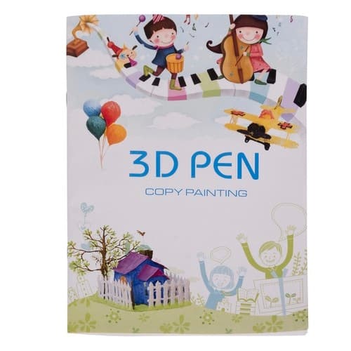 Bok med Mallar för 3D-penna