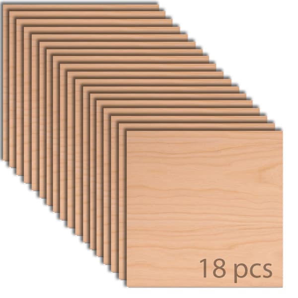 xTool 3mm Cheerywood plywood 30x30cm - 18st