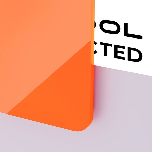 xTool 3mm Acrylic Sheet Orange 30x30 - 3pcs