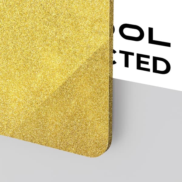 xTool 3mm Akryl Guld Glitter 30x30 - 2stk