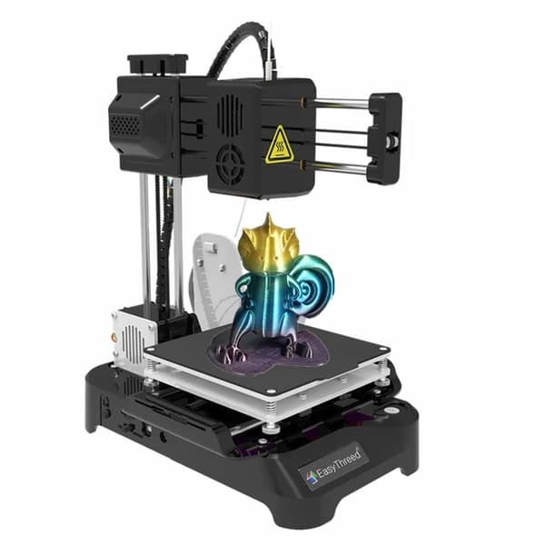 3D Mini-skrivare, Ingen Uppvärmningsbädd, En-Knappsutskrift, Svart vit