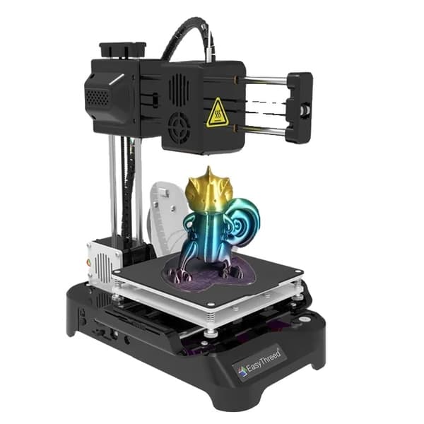 3D Mini-skrivare, Ingen Uppvärmningsbädd, En-Knappsutskrift, Svart vit
