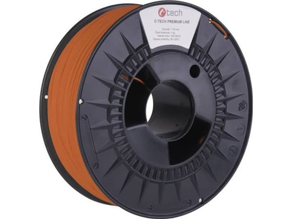 C-Tech Filament 3D C-TECH PREMIUM LINE ABS RAL2000 1,75mm 1kg Yellow orange
