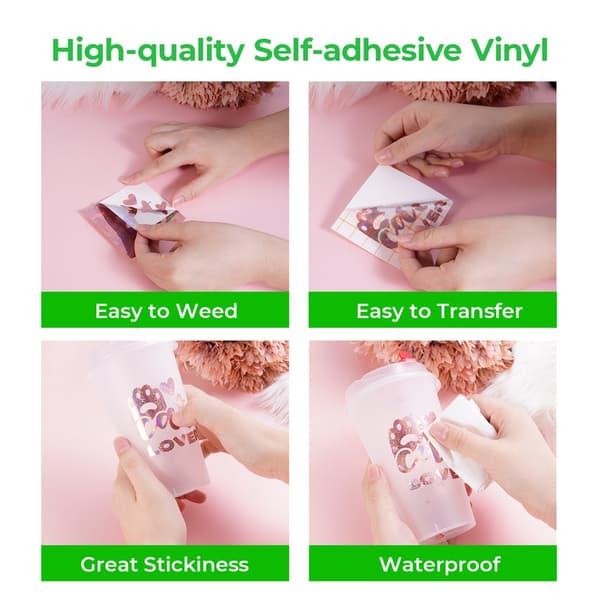 xTool Self-adhesive Vinyl Mixed Package (80pcs)