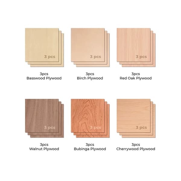 xTool Plywood Experience Box (18st)