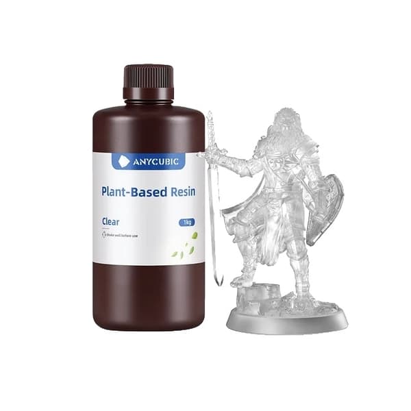 Plante-baseret harpiks, 405nm UV-harpiks, fri for skadelige kemikalier, -sort 2kg-