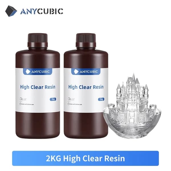 Högklar Resin, Motstå Gulning, Tryckmaterial, 5 KG