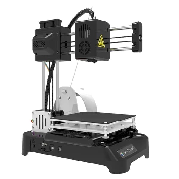 3D Printer, Kompakt Størrelse, En-Tast Udskrivning, sort