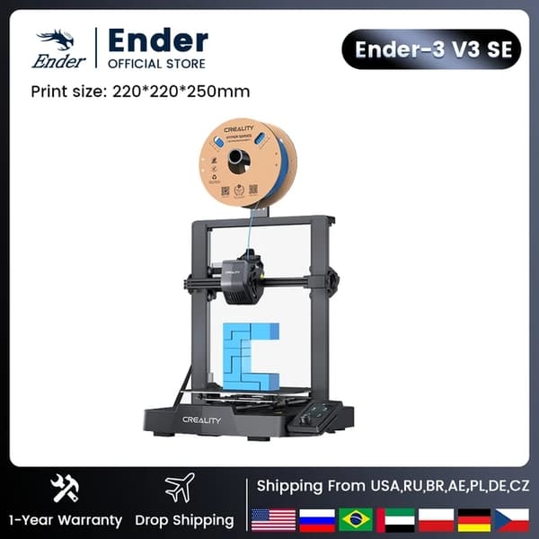 3D-tulostin, korkeanopeustulostus, päivitetty versio, Ender-3 S1