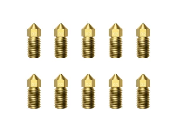 Dyse 0,2 mm til AnkerMake M5 3D-tulostin 10 stk.
