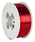 Miniatyrbild 2 av 2: Verbatim 3D Pinter Filament PET-G 1.75mm 1kg röd transparent