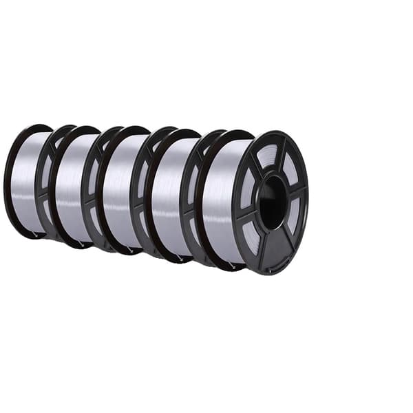 3D Printer Filament, SILK PLA Materiale, Høj Styrke, Rød Silver