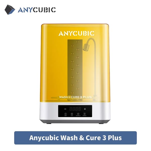 Anycubic Wash & Cure 3 Plus, Härdningsfunktion, Kompatibel med Photon Mono 2, VIT