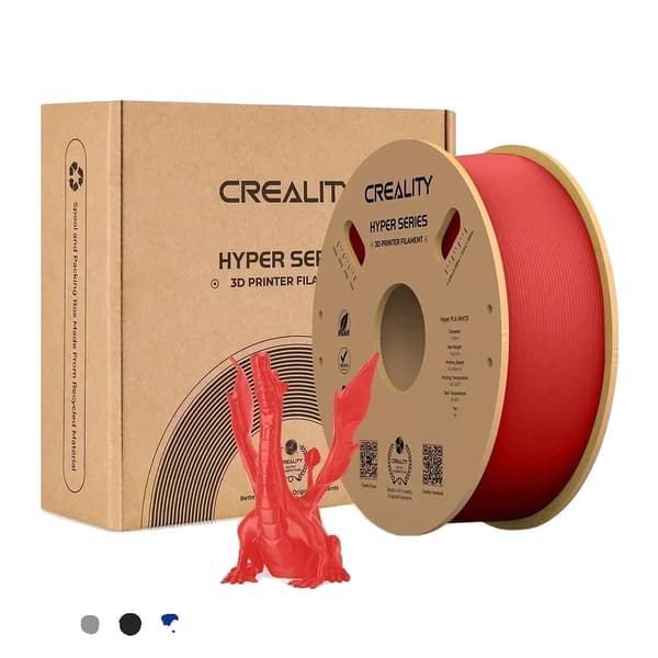3D Printer Filament, Bedre Flydighed, Hurtigere Afkøling, 1KG-Rød