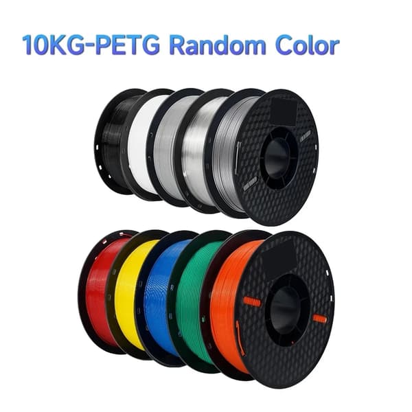 3D Printer Filaments, Blandede Farver, Miljøvenlige, 10KG ABS sort