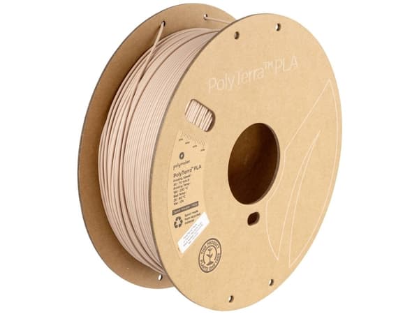 Polymaker PM70980 Regular Filament PLA-plast med lavere kunststofindhold, Mat 1.75 mm 1000 g Army Beige PolyTerra™ 1 stk