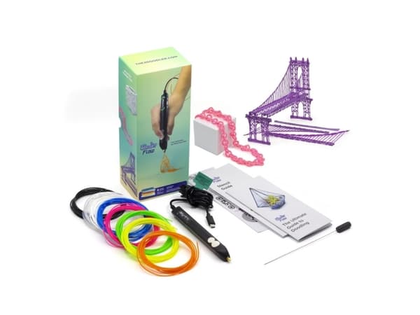 3Doodler FLOW, ABS, Fleksibel Polyester (FPE), Polymelkesyre (PLA), Trefiber, 2,2 mm, Fused Filament Fabrication (FFF), 1,75 mm, 240 °C, 1,5 min