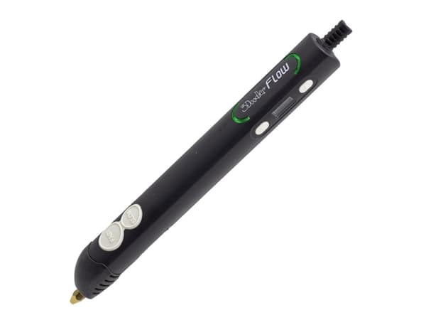 3Doodler FLOW, ABS, Fleksibel Polyester (FPE), Polymelkesyre (PLA), Trefiber, 2,2 mm, Fused Filament Fabrication (FFF), 1,75 mm, 240 °C, 1,5 min