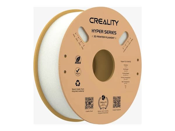 Hyper PLA Filament Creality (hvit)