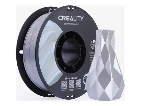 Creality CR-PLA Silk - 1,75mm - 1kg - Sidabrinis