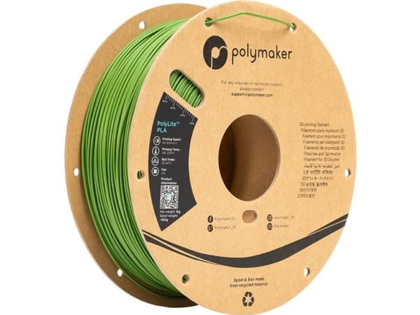 Polymaker PA02059 Filament PLA-plast hög styvhet, hög draghållfasthet 1,75 mm 1000 g Jungle Green PolyLite™ 1 st