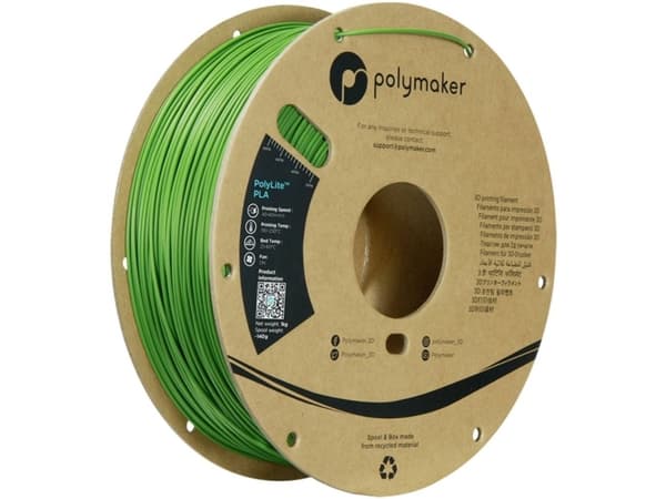 Polymaker PA02059 Filament PLA-plast hög styvhet, hög draghållfasthet 1,75 mm 1000 g Jungle Green PolyLite™ 1 st