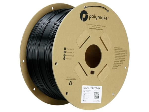 Polymaker PB03004 Filament PETG ESD ESD-sikker 1.75 mm 2000 g Sort PolyMax™ 1 stk
