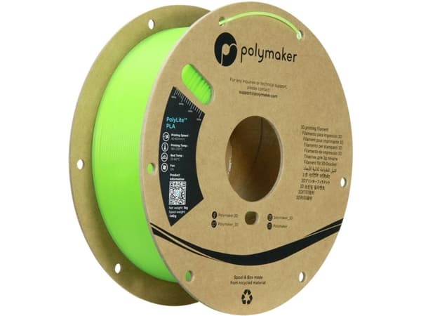 Polymaker PA02091 Valofilamentti PLA muovi valo 1,75 mm 1000 g Neonvihreä PolyLite™ 1 kpl