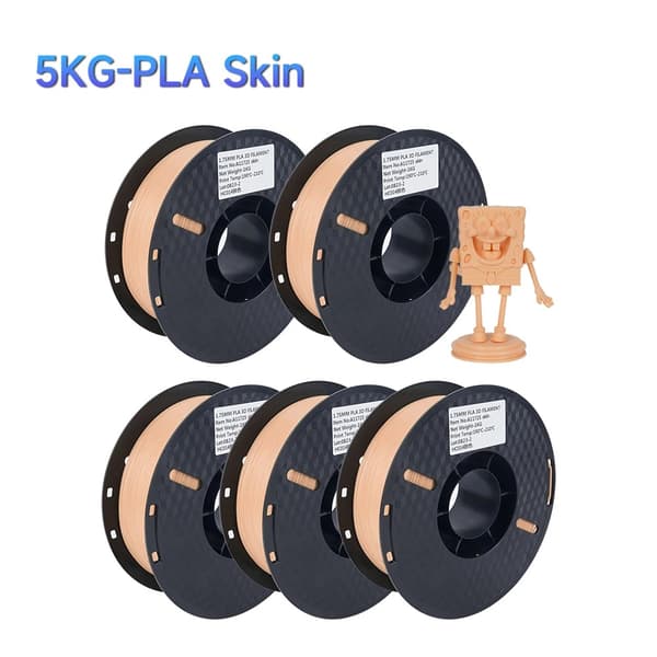 3D-tulostimen filamentti, sekoita värit, PLA-materiaali, 5KG punainen