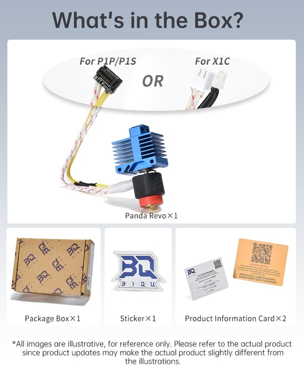 Panda Revo P1 Hotend for Bambu Lab