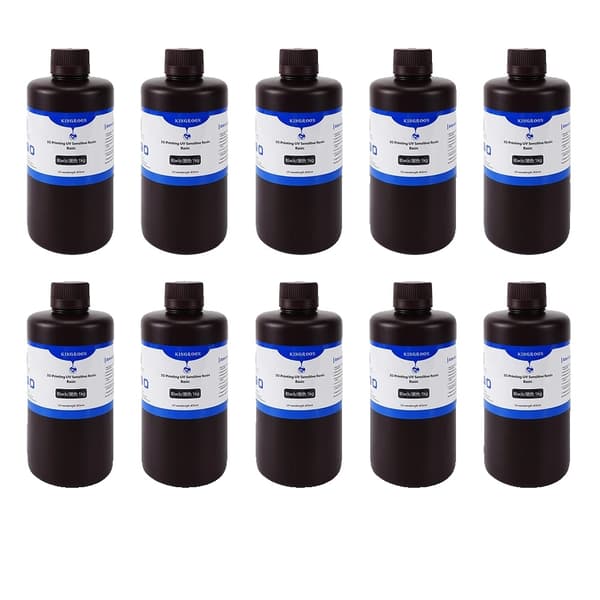 3D Printer UV Resin, Hurtig Hærdningstid, Høj Trækstyrke,10KG Grå Standard 10KG Black Standard