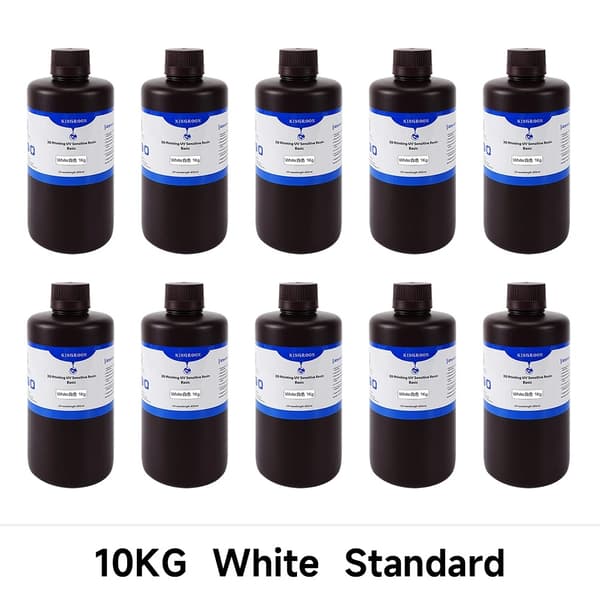 3D Printer UV Resin, Hurtig Hærdningstid, Høj Trækstyrke,10KG Grå Standard