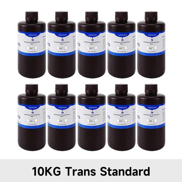 3D Printer UV Resin, Hurtig Hærdningstid, Høj Trækstyrke,10KG Grå Standard
