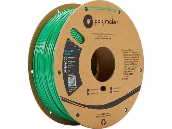 Poly Filament Polymaker PolyLite PETG 1,75mm 1kg - Green}