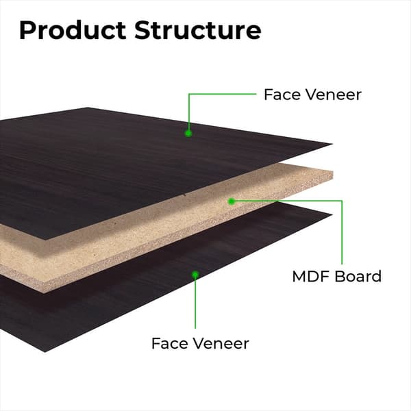 xTool 3mm Ebony MDF board 30x30cm - 10pcs