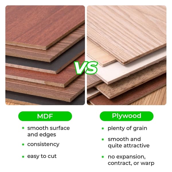 xTool 3mm Ebony MDF board 30x30cm - 10pcs