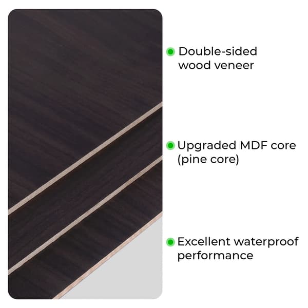 xTool 3mm Ebony MDF board 30x30cm - 10pcs
