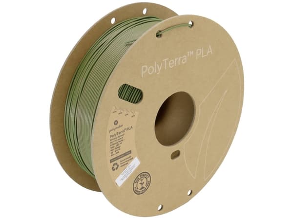 Polymaker PA04025 Dual Filament PLA-muovi pienemmällä muovipitoisuudella, Ruoka, Monivärinen 1,75 mm 1000 g Naamiointi, Tummanvihreä, Ruskea PolyTerr
