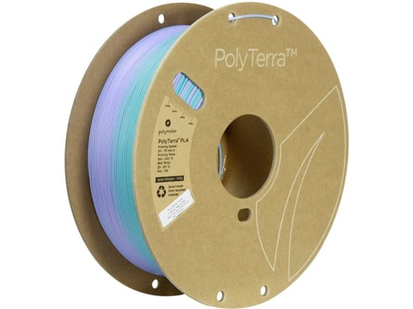 Polymaker PA04038 Gradient Filament PLA-plast med lavere kunststofindhold, Mat, Flerfarvet 1.75 mm 1000 g Winter PolyTerra™ 1 stk