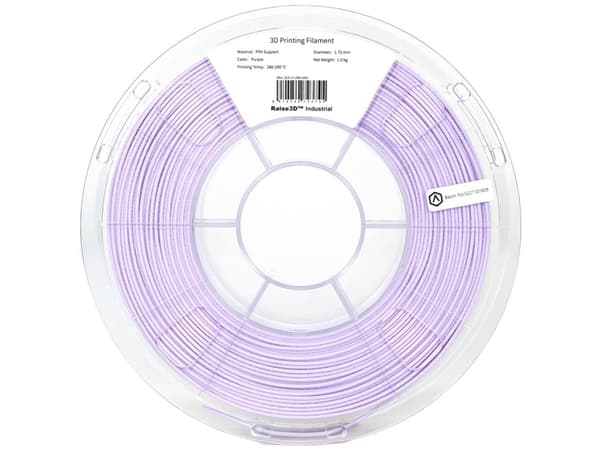 RAISE3D PMRA-1000 Industrial PPA Support Filament PPA-support 1.75 mm 1000 g Lilla 1 stk