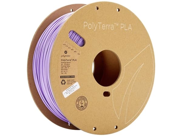 Poly Filament Polymaker PolyTerra PLA 1,75mm, 1kg - Lavender Purple}