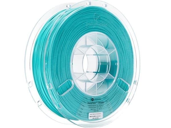 Polymaker PD02005 TPU90 Filament TPU Fleksibel 1.75 mm 750 g Blå-grøn PolyFlex™ 1 stk
