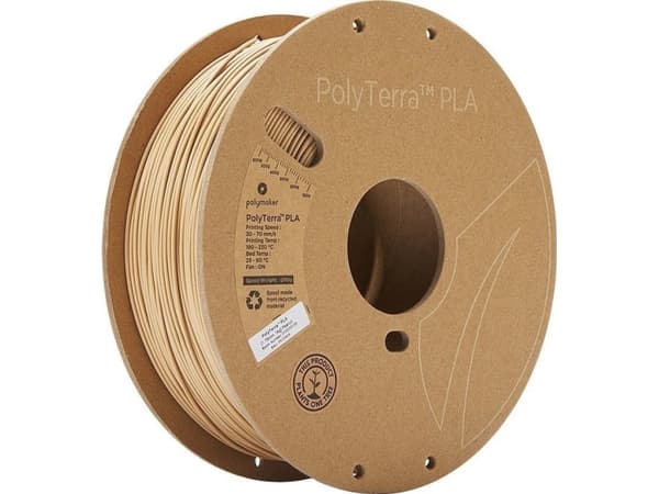 Poly Filament Polymaker PolyTerra PLA 1.75mm, 1kg - maapähkinä}