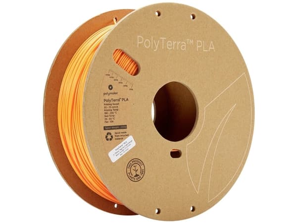 Poly Filament Polymaker PolyTerra PLA 1,75mm, 1kg - Sunrise Orange}