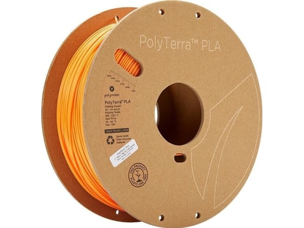 Poly Filament Polymaker PolyTerra PLA 1,75mm, 1kg - Sunrise Orange}
