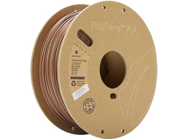 Poly Filament Polymaker PolyTerra PLA 1,75mm 1kg - Earth Brown}